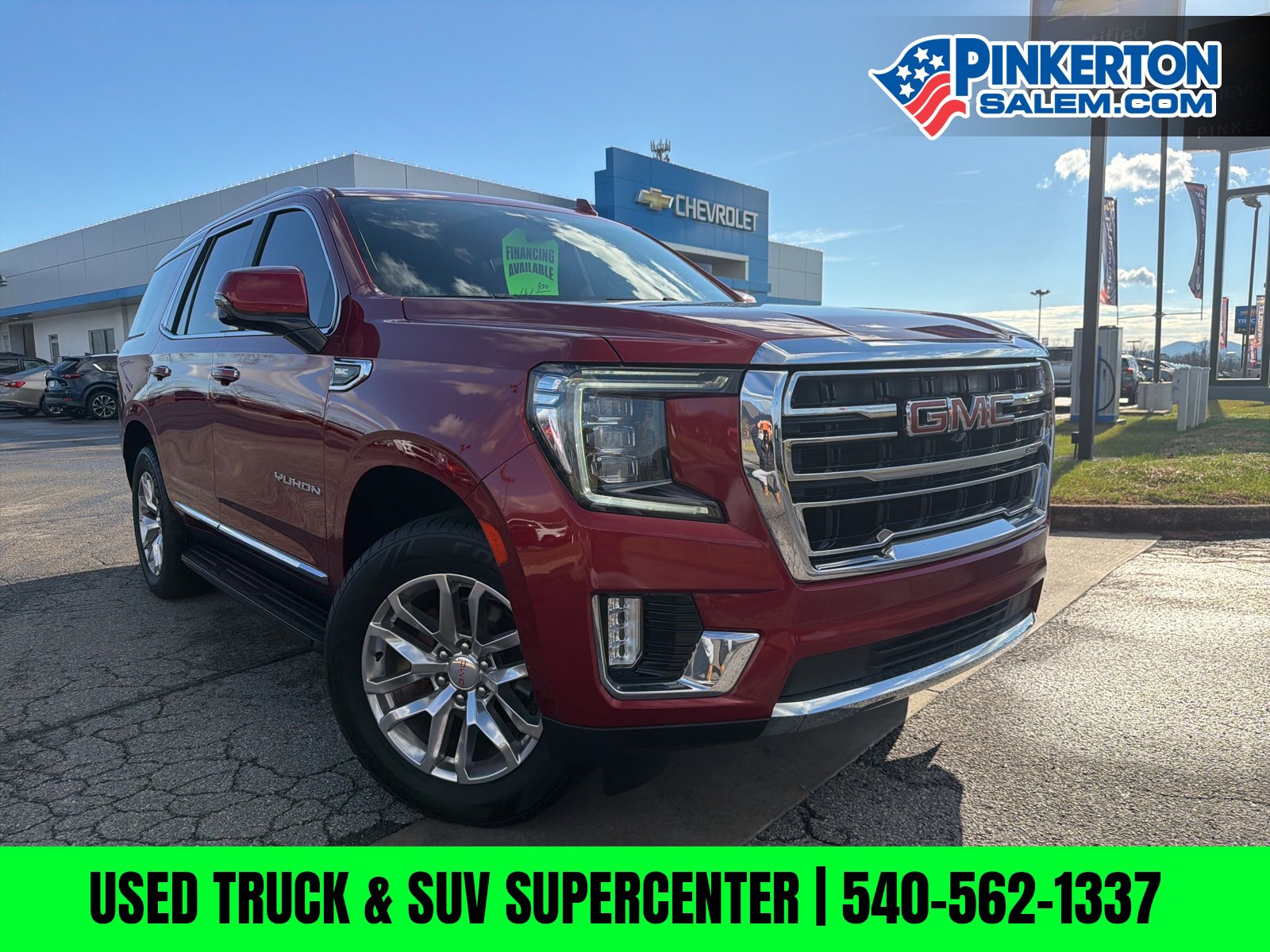 Used 2022 GMC Yukon SLT w/ SLT Premium Package image 1