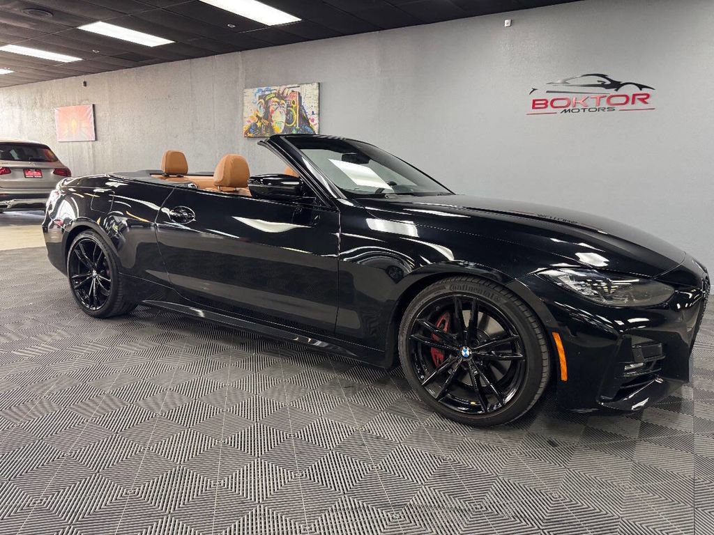 Used 2022 BMW 430i Convertible w/ M Sport Package RWD image 3