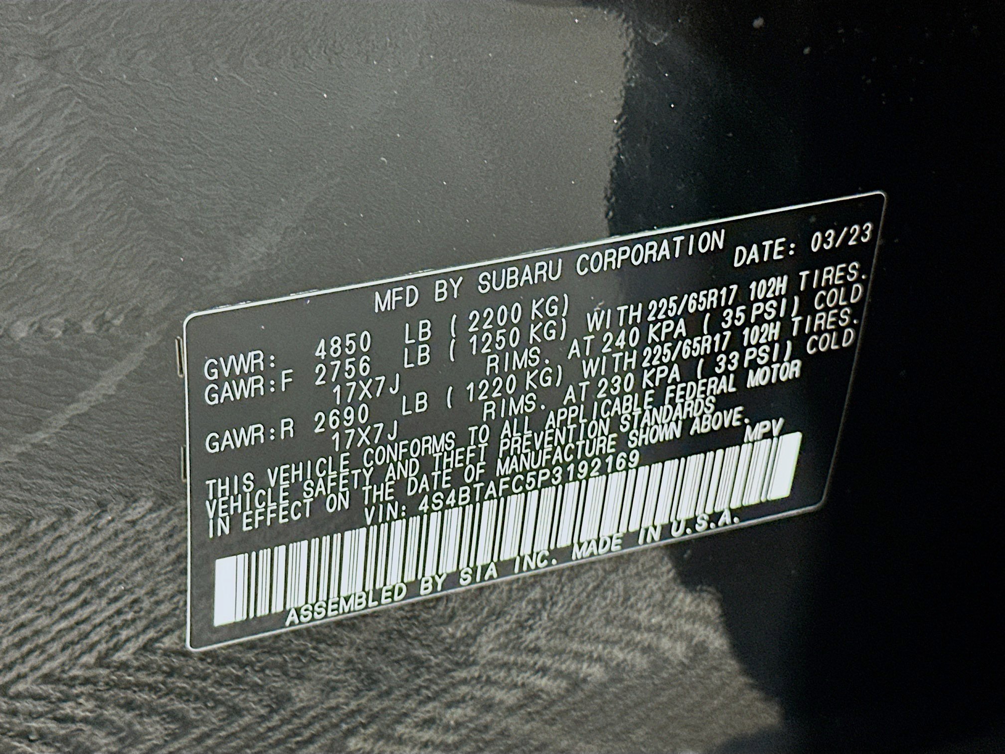 Used 2023 Subaru Outback Premium AWD/4WD image 12