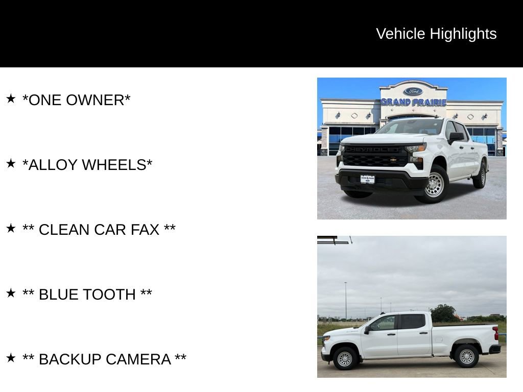 Used 2024 Chevrolet Silverado 1500 W/T w/ WT Convenience Package RWD image 4