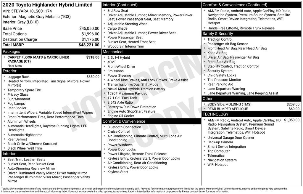 Used 2020 Toyota Highlander Limited image 23