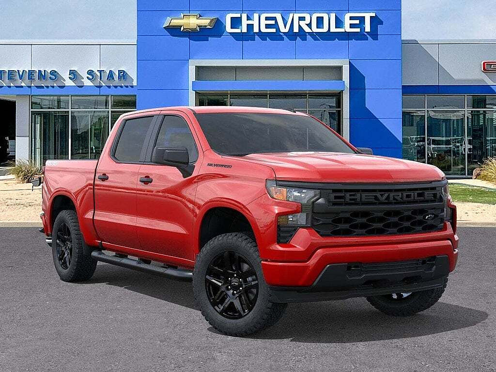 New 2026 Chevrolet Silverado 1500 Custom w/ Turbomax Blackout Package AWD/4WD image 37