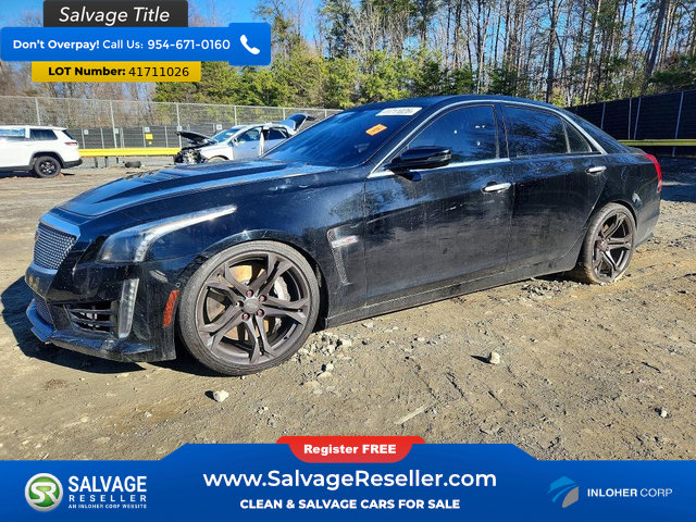 Used 2018 Cadillac CTS V w/ Luxury Package RWD image 1