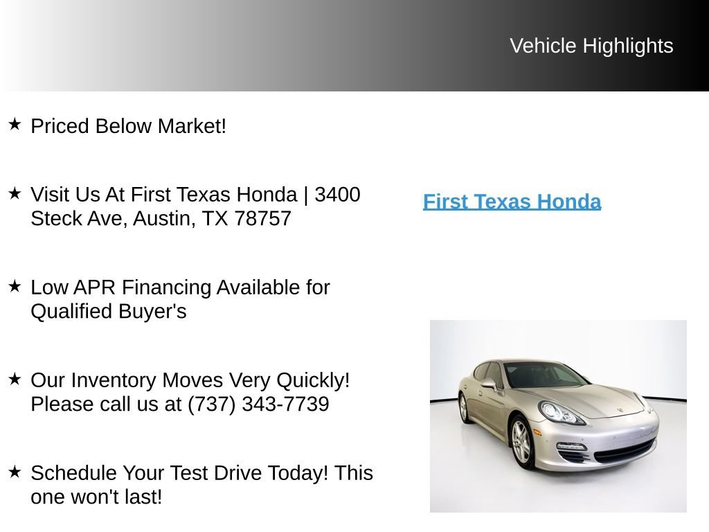 Used 2012 Porsche Panamera 4 image 9