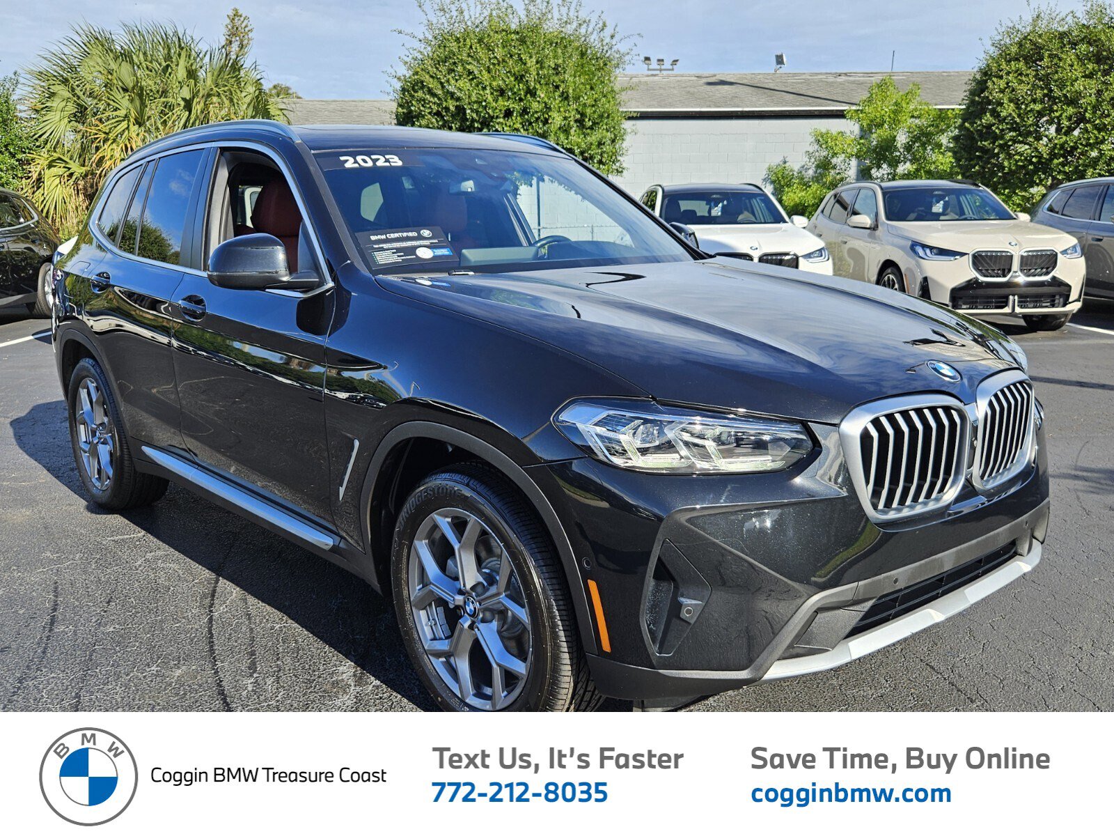 Certified 2023 BMW X3 sDrive30i w/ Premium Package