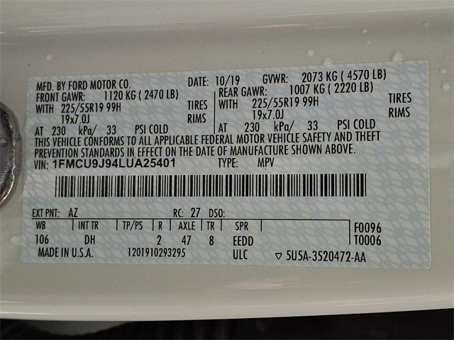 Used 2020 Ford Escape Titanium image 28