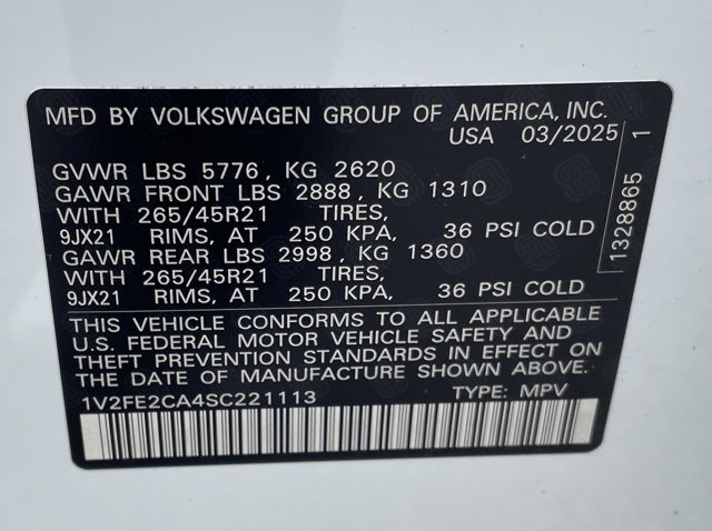 New 2025 Volkswagen Atlas Cross Sport SEL Premium R-Line image 32