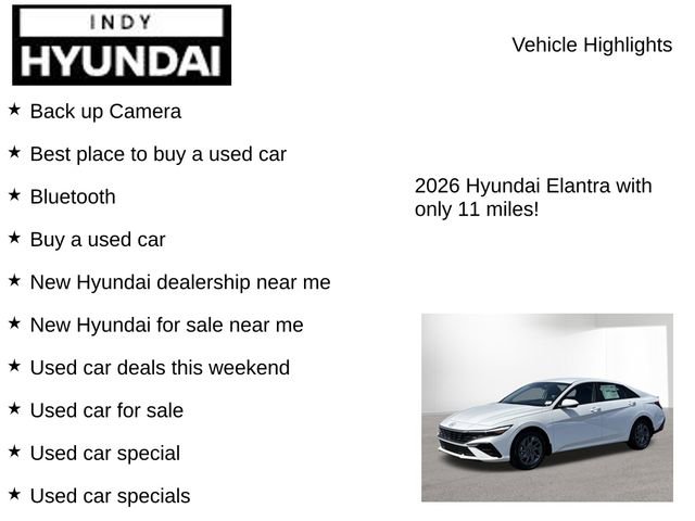 New 2026 Hyundai Elantra Blue image 7