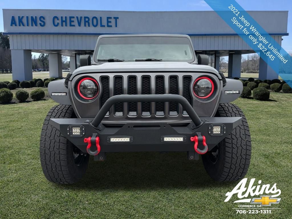 Used 2021 Jeep Wrangler Unlimited Sport image 2