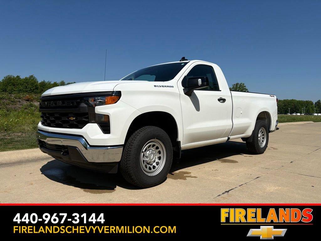 New 2025 Chevrolet Silverado 1500 W/T w/ WT Safety Package AWD/4WD image 1