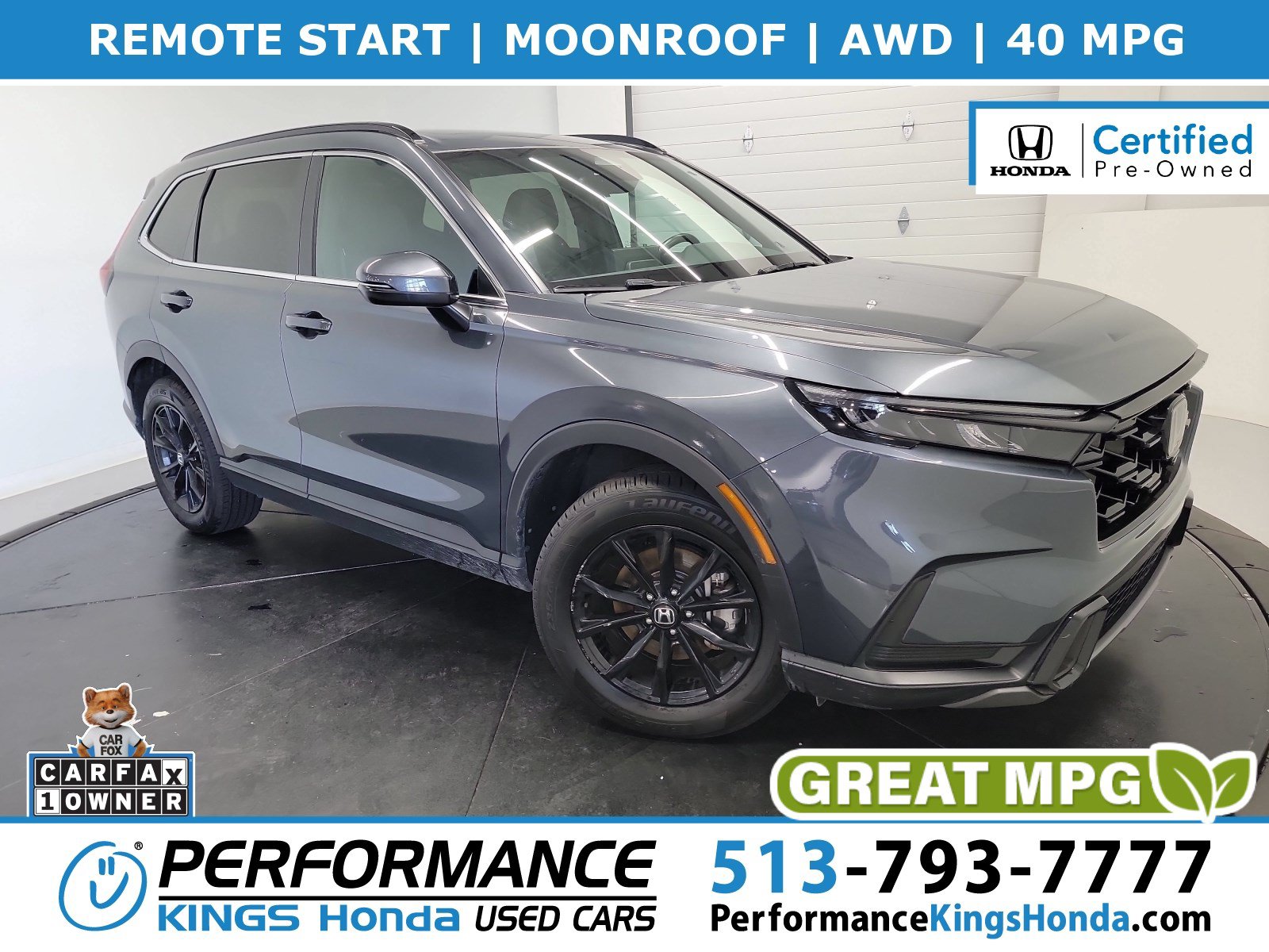 Certified 2025 Honda CR-V Sport