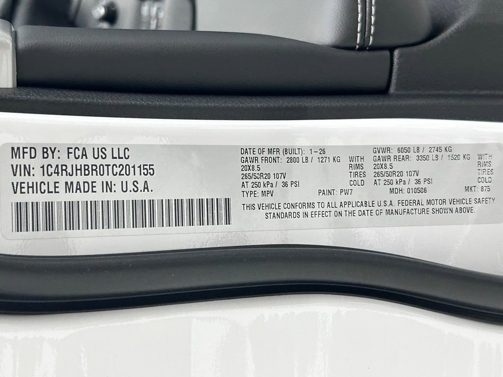 New 2026 Jeep Grand Cherokee Limited w/ Limited Altitude Package image 24