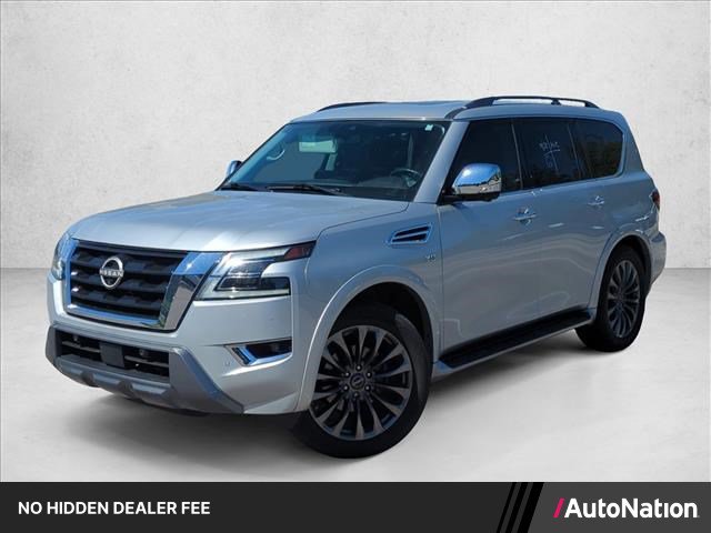 Used 2021 Nissan Armada Platinum w/ Captain's Chairs Package