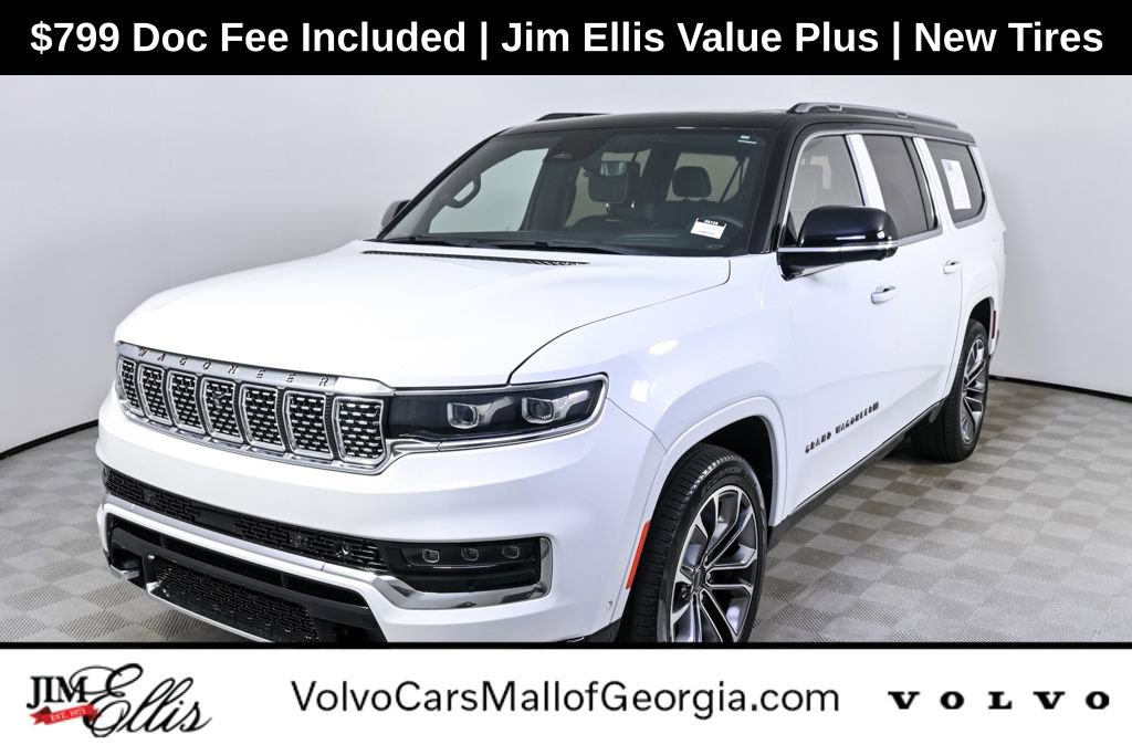 Used 2023 Jeep Grand Wagoneer L Series III w/ Rear Seat Video Group 1 image 1