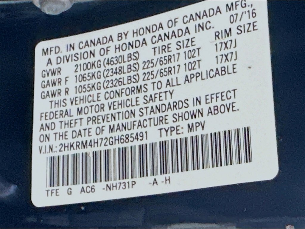 Used 2016 Honda CR-V EX-L image 31