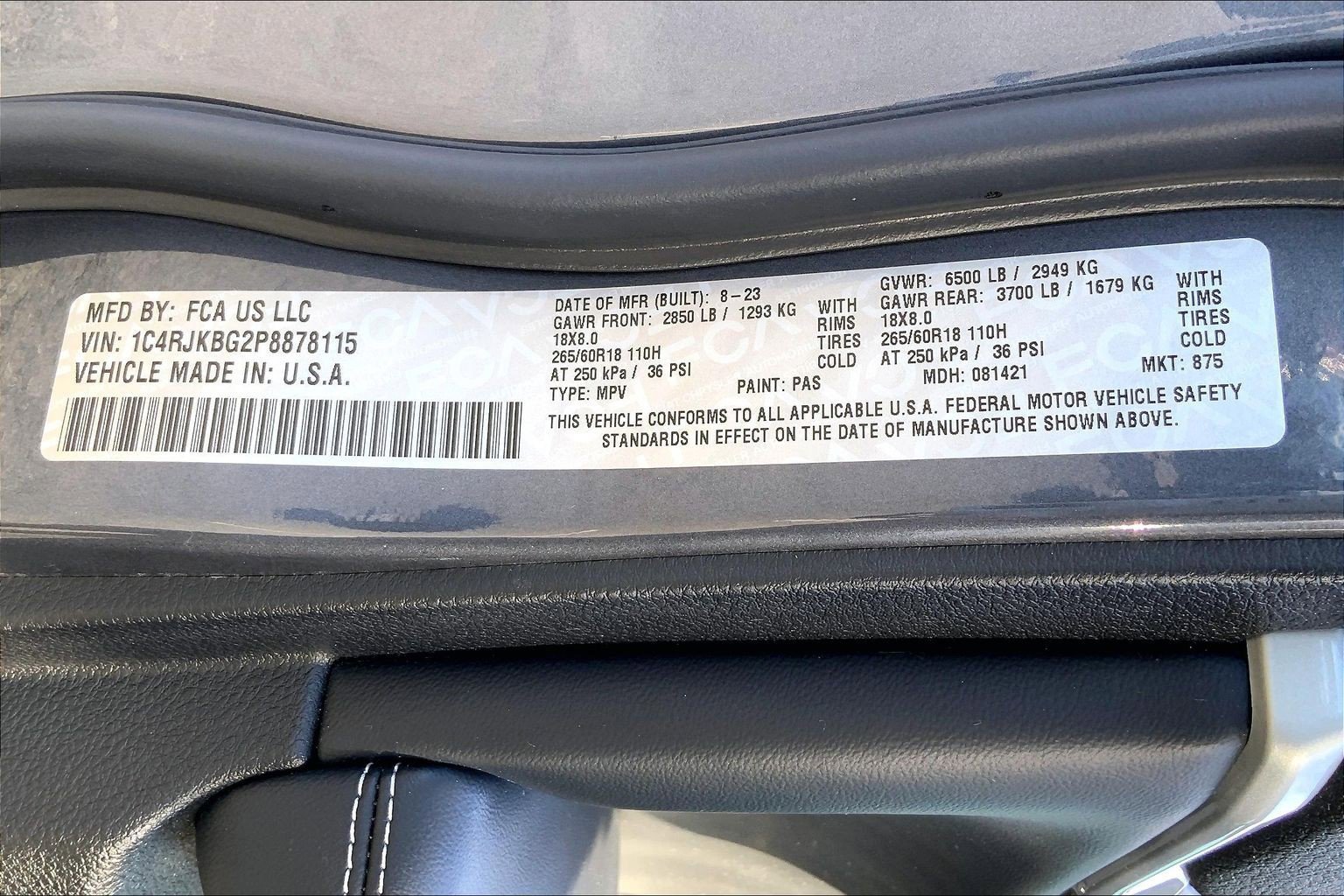 Certified 2023 Jeep Grand Cherokee L Limited w/ Trailer Tow Group (B) image 30