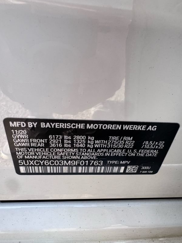 Used 2021 BMW X6 xDrive40i w/ M Sport Package AWD/4WD image 53