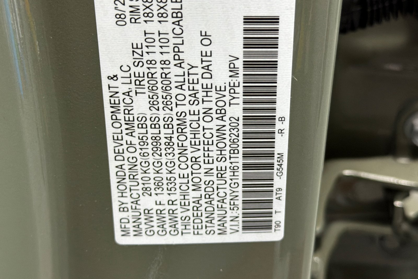 New 2026 Honda Pilot TrailSport image 26