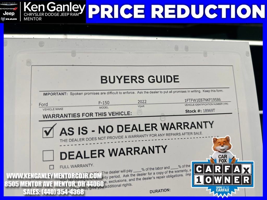 Used 2022 Ford F150 XLT w/ Equipment Group 302A High image 26