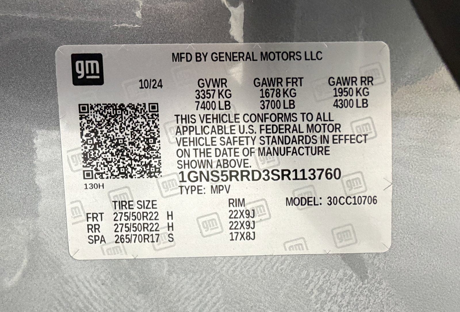 Used 2025 Chevrolet Tahoe RST w/ Comfort Package image 15