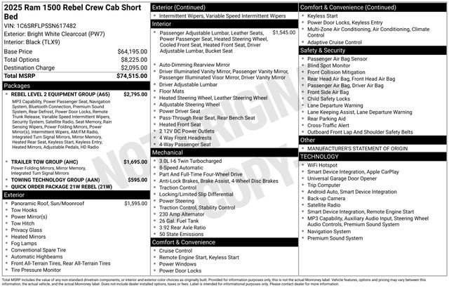 Used 2025 RAM 1500 Rebel w/ Rebel Level 2 Equipment Group AWD/4WD image 6