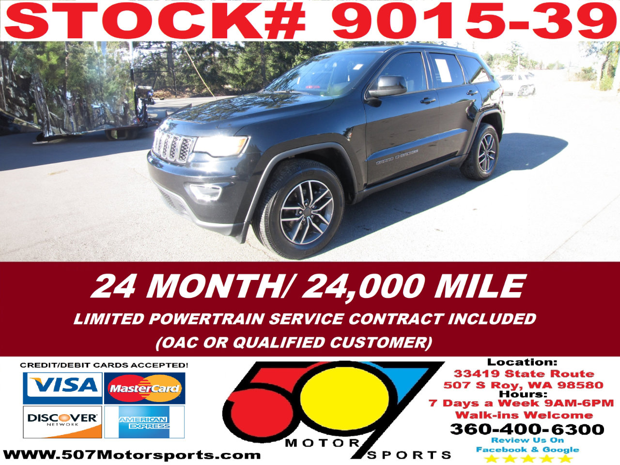 Used 2020 Jeep Grand Cherokee Laredo image 1