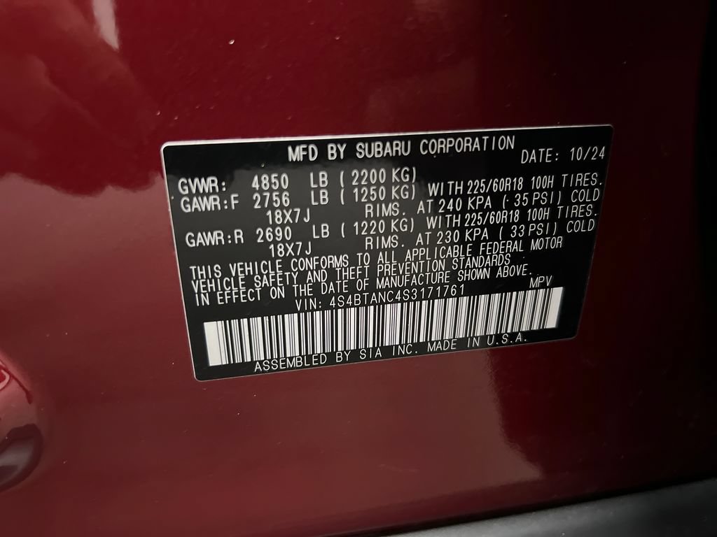 Used 2025 Subaru Outback Limited AWD/4WD image 34