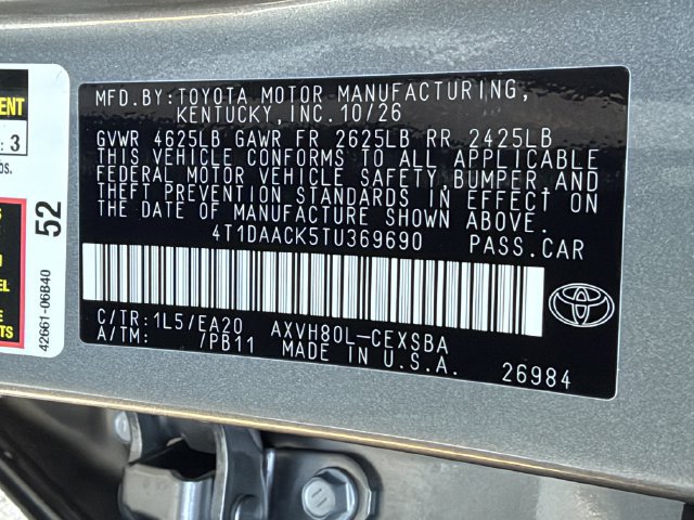 New 2026 Toyota Camry SE w/ Convenience Package FWD image 26