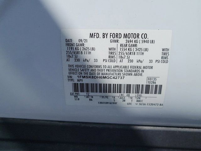 Used 2021 Ford Explorer XLT AWD/4WD image 36