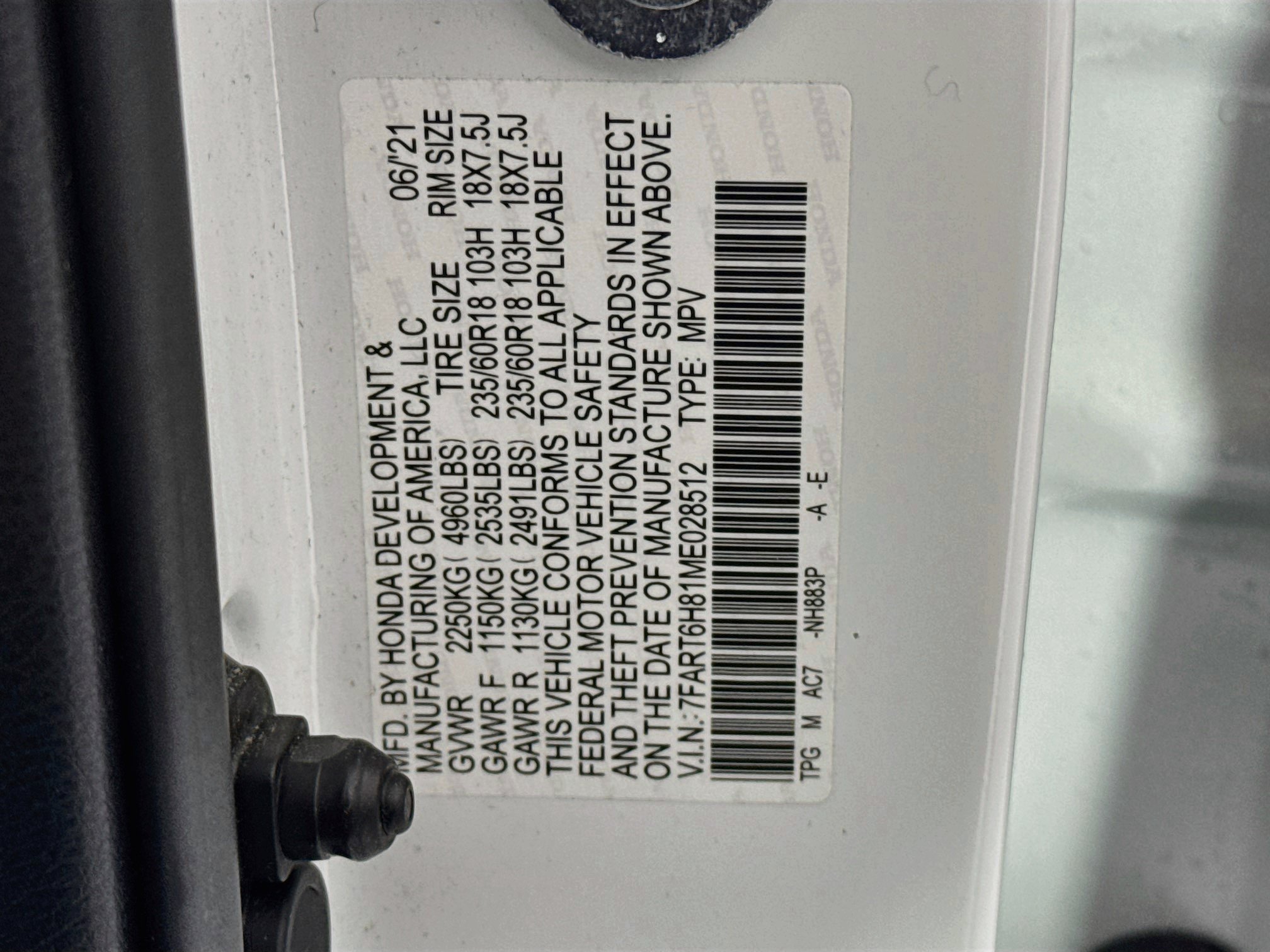 Certified 2021 Honda CR-V EX-L image 32