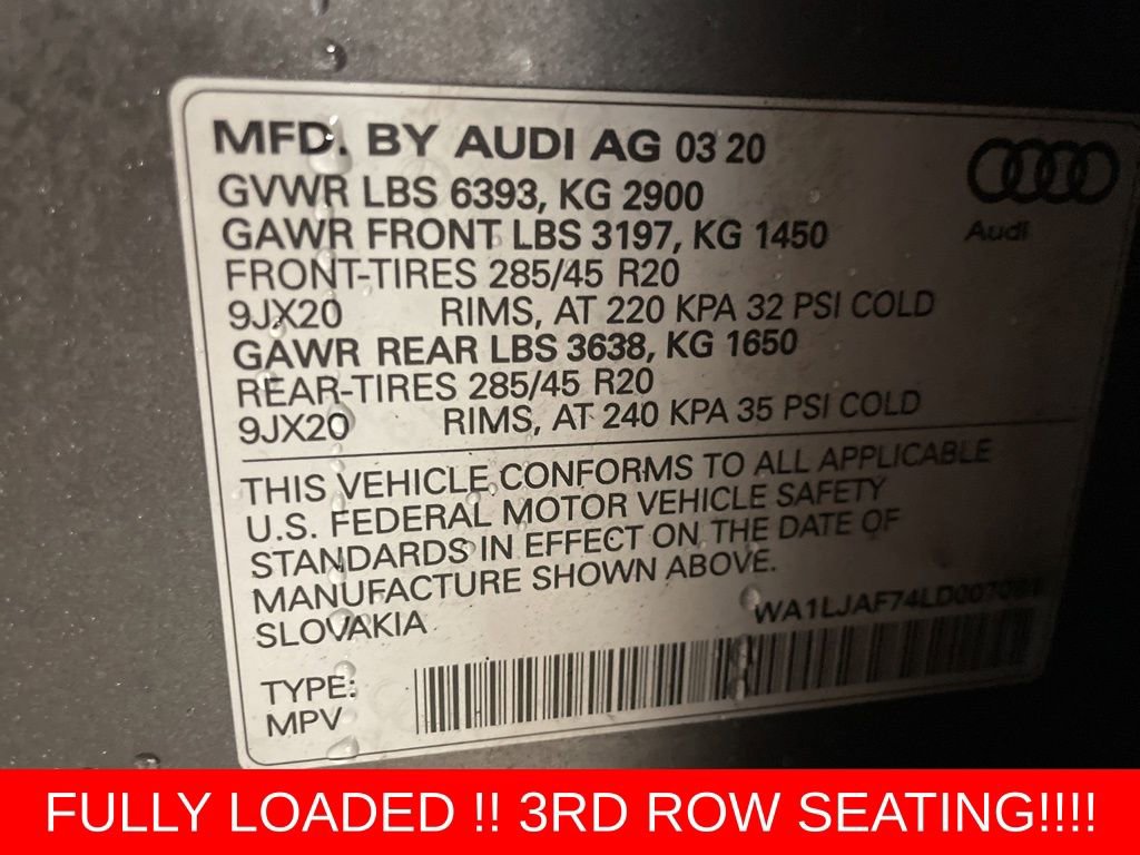 Used 2020 Audi Q7 2.0T Premium Plus w/ Premium Plus Package image 36