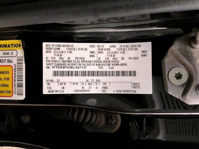Used 2019 Ford Ranger XLT w/ Equipment Group 301A Mid AWD/4WD image 34