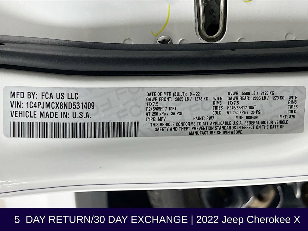 Used 2022 Jeep Cherokee Latitude image 35