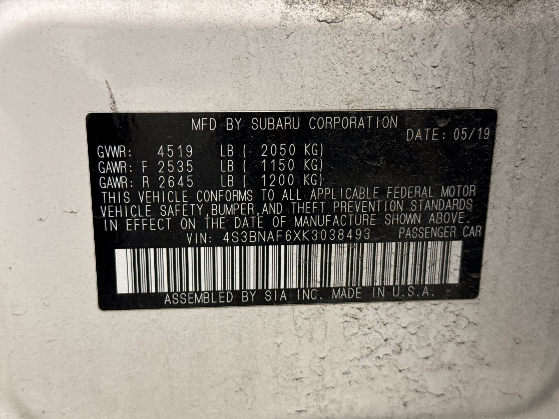 Used 2019 Subaru Legacy 2.5i Premium AWD/4WD image 11