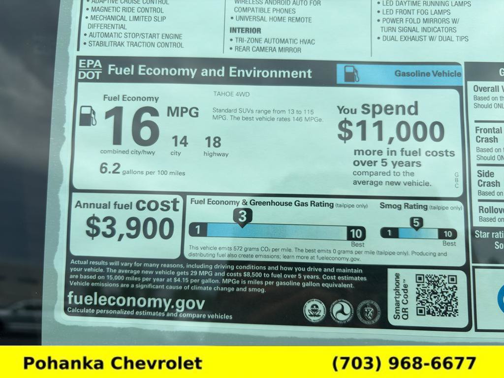 New 2026 Chevrolet Tahoe High Country AWD/4WD image 48