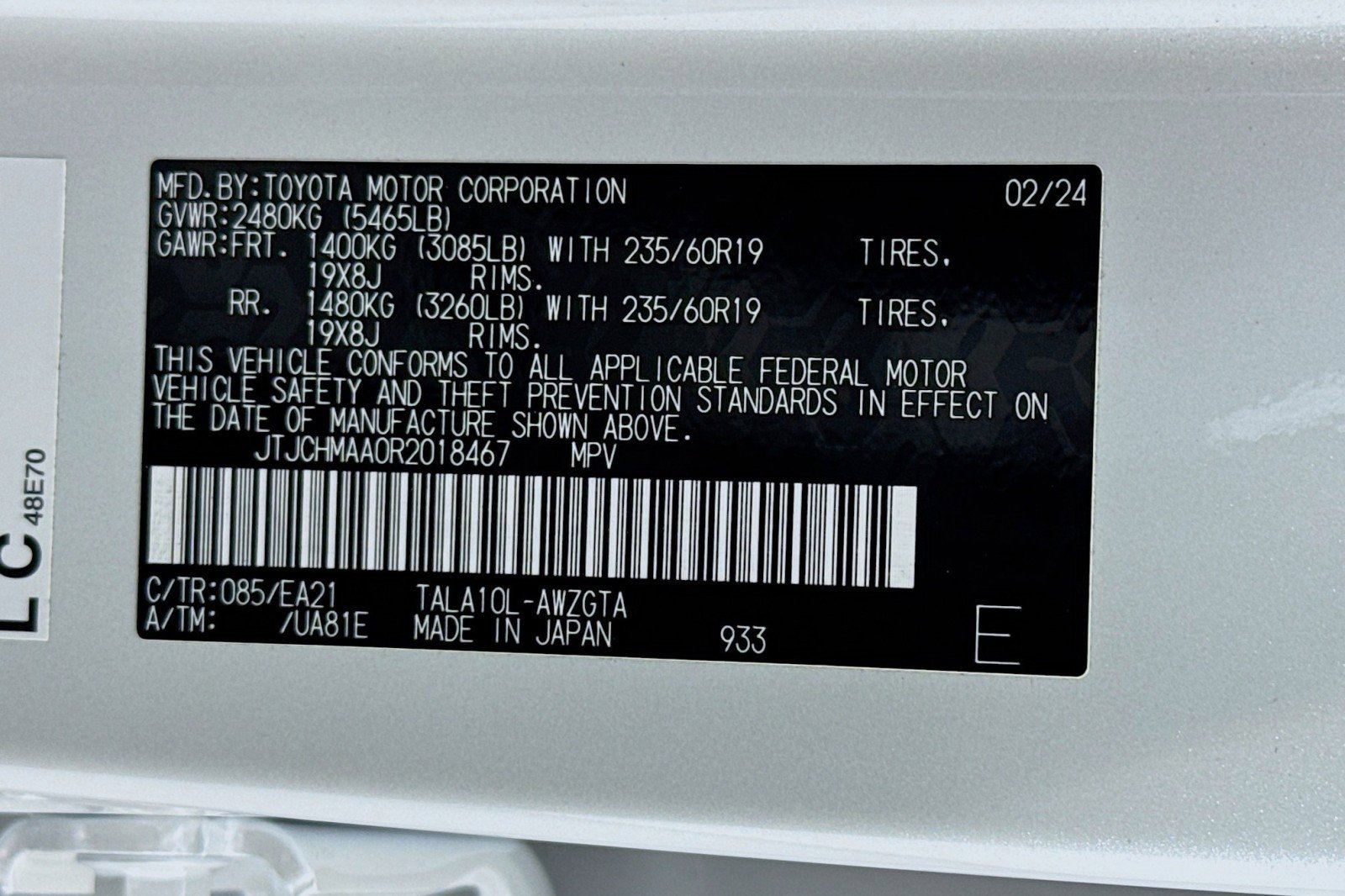 Used 2024 Lexus RX 350 Premium w/ Cold Area Package image 24