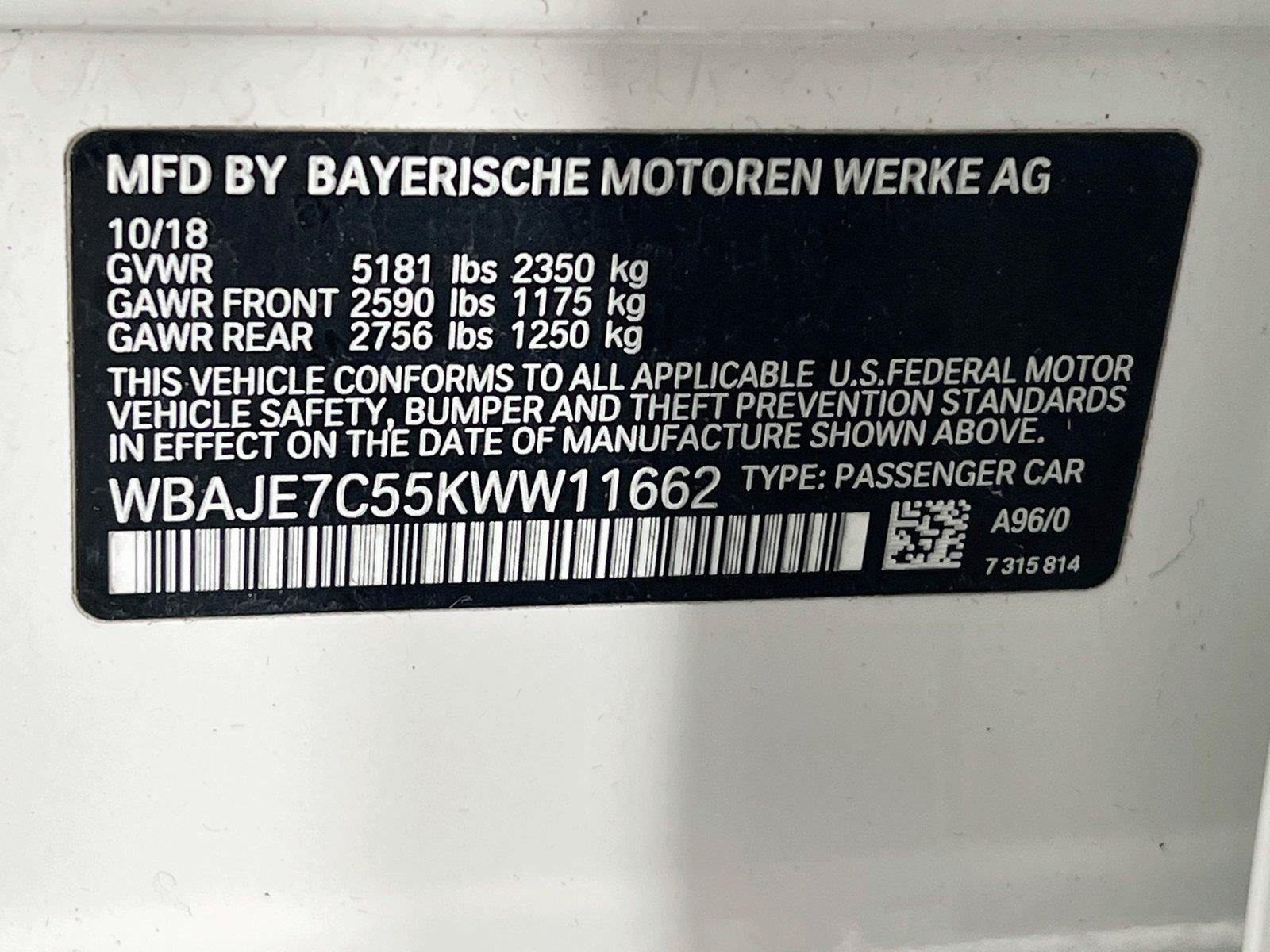 Used 2019 BMW 540i xDrive AWD/4WD image 33