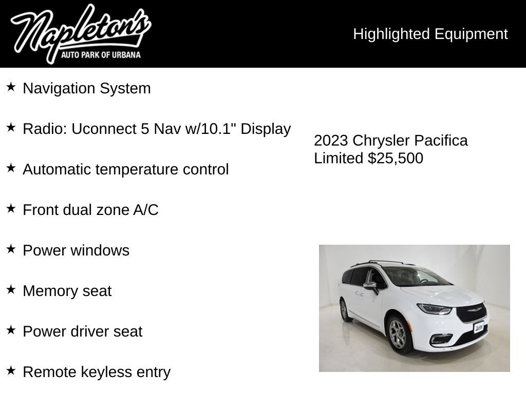 Used 2023 Chrysler Pacifica Limited FWD image 15