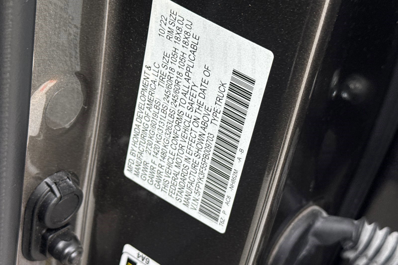 Used 2023 Honda Ridgeline RTL image 19