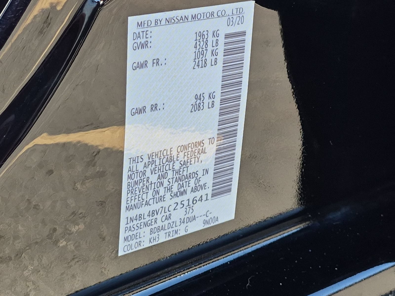 Used 2020 Nissan Altima 2.5 S FWD image 34