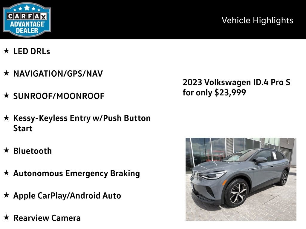 Used 2023 Volkswagen ID.4 Pro S image 4