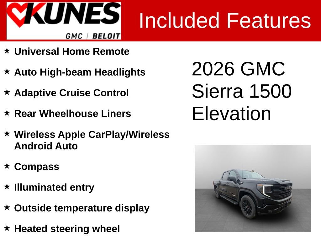 New 2026 GMC Sierra 1500 Elevation w/ Preferred Package image 3