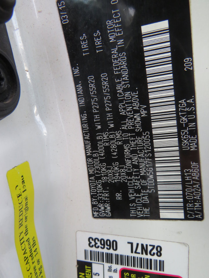 Used 2015 Toyota Sequoia Platinum image 37