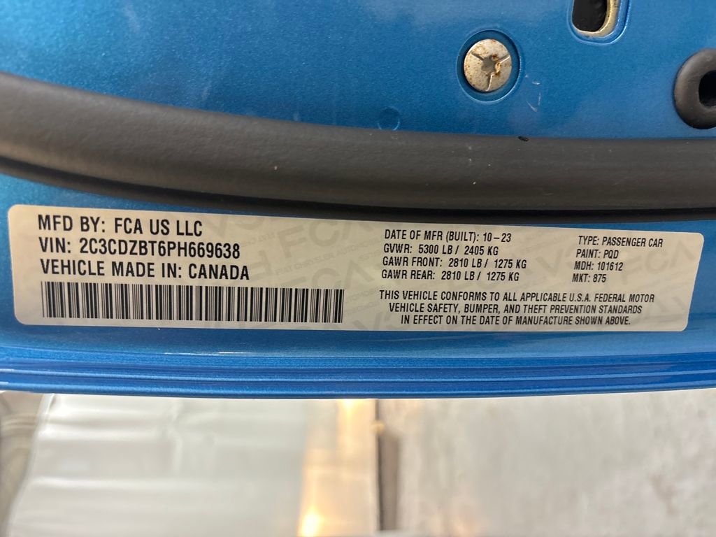 Used 2023 Dodge Challenger R/T w/ Blacktop Package image 30