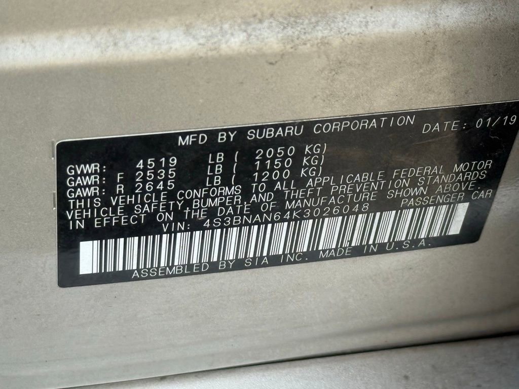 Used 2019 Subaru Legacy 2.5i Limited AWD/4WD image 41
