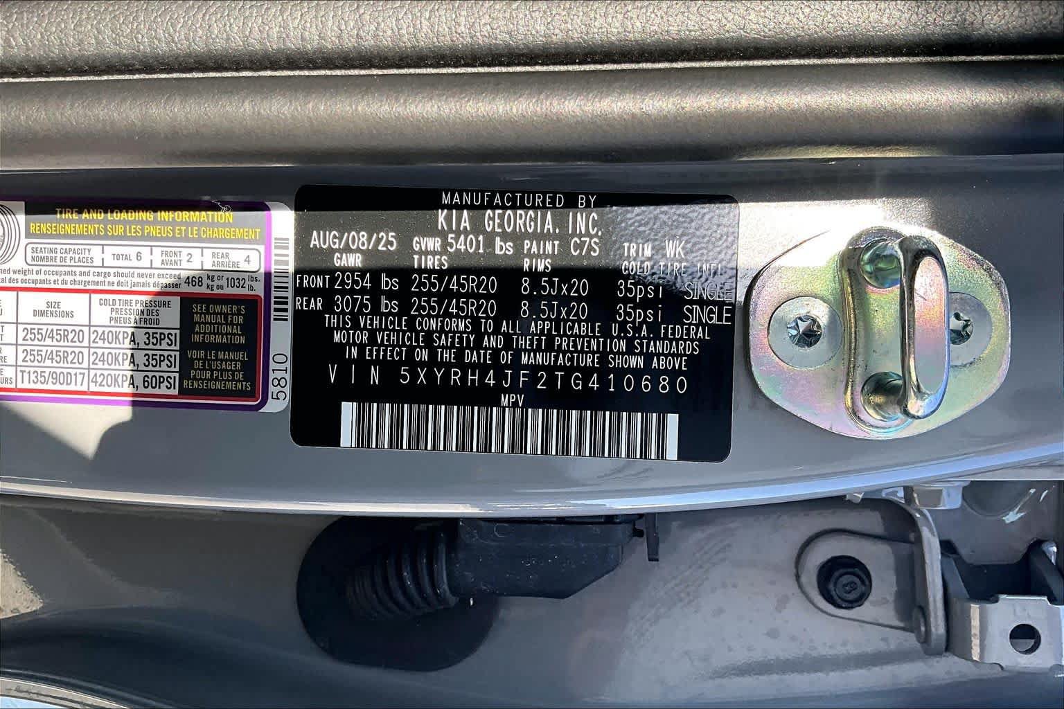 Certified 2026 Kia Sorento EX w/ EX Premium Package FWD image 32