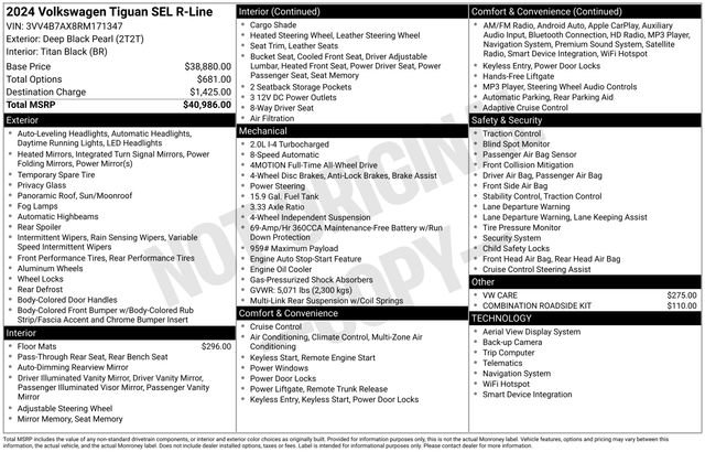 Used 2024 Volkswagen Tiguan SEL R-Line image 26