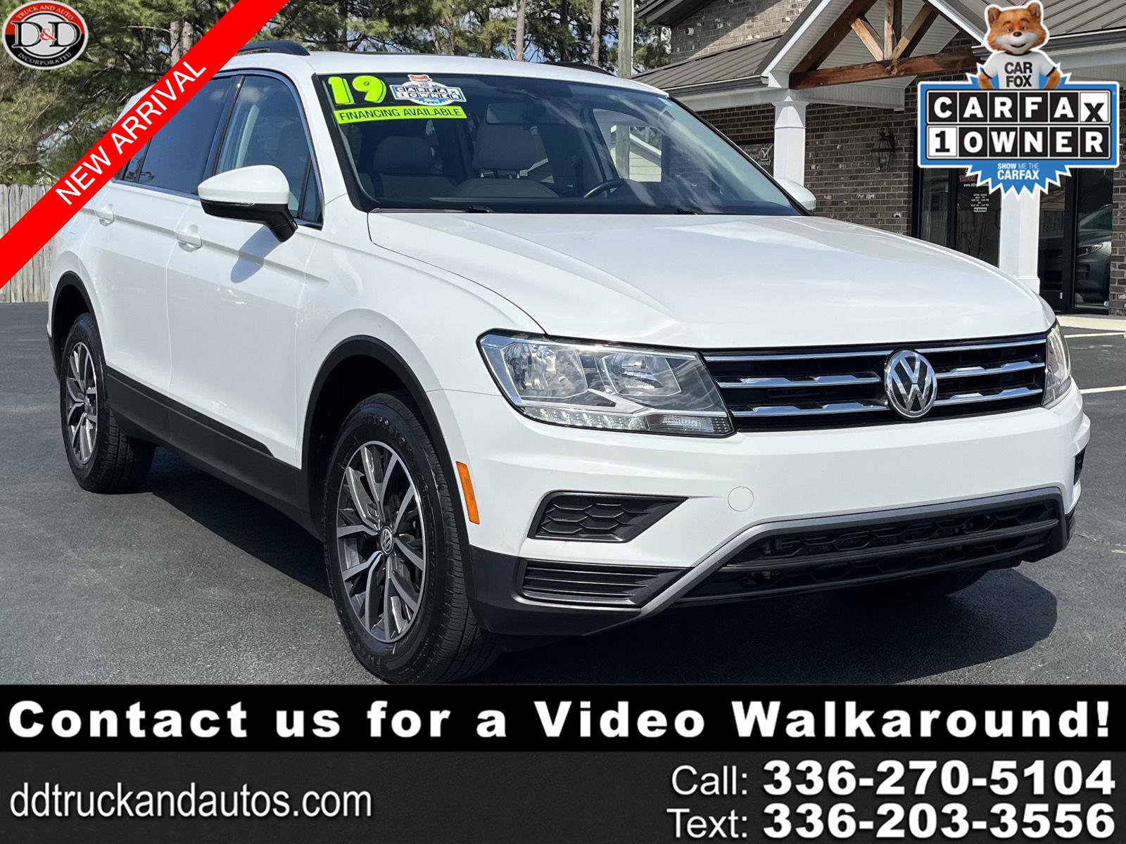 Used 2019 Volkswagen Tiguan SE w/ Panoramic Sunroof Package