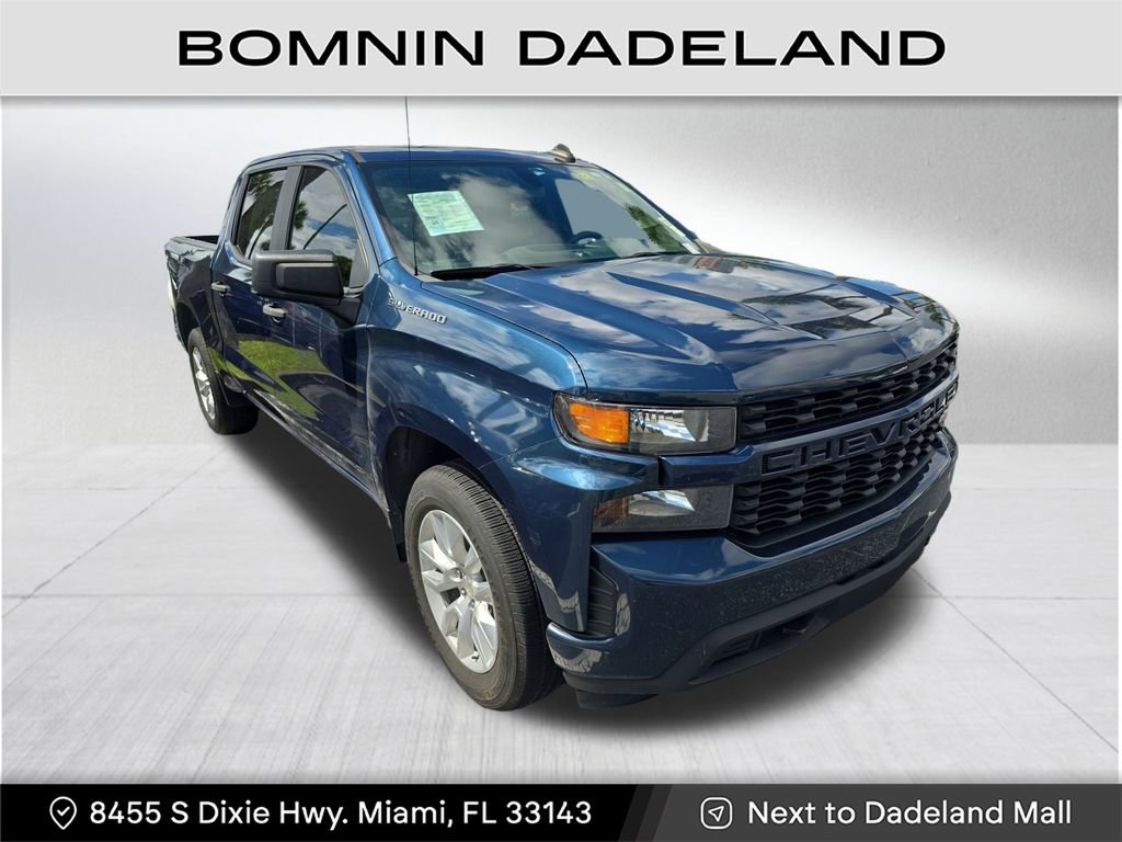 Used 2021 Chevrolet Silverado 1500 Custom image 1