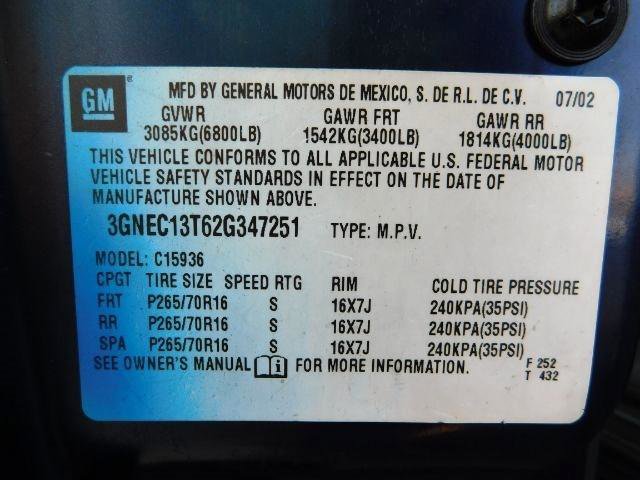 Used 2002 Chevrolet Avalanche 2WD image 20